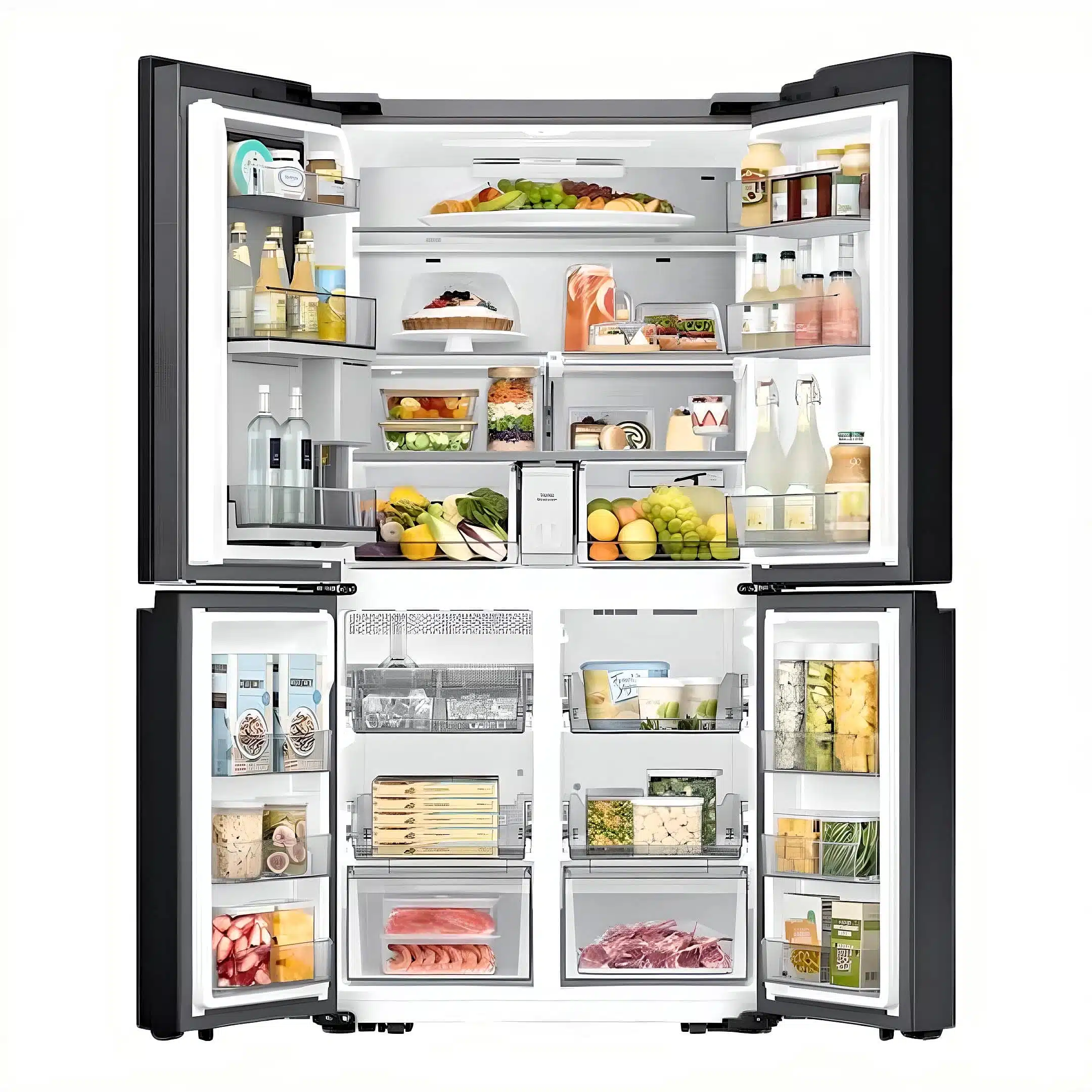 Samsung Beverage Center™ Bespoke 4-Door Flex™ 29 cu. ft. Refrigerator - Image 3