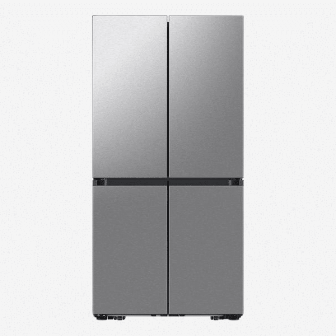 Bespoke 4-Door Flex™ Refrigerator with Beverage Center™, Dual Ice Maker, and FlexZone™.