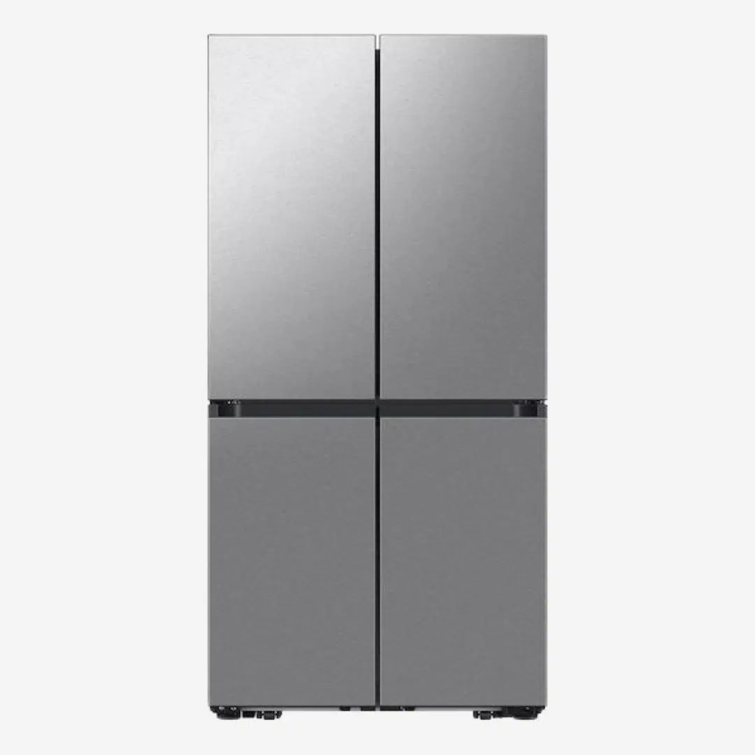 Bespoke 4-Door Flex™ Refrigerator with Beverage Center™, Dual Ice Maker, and FlexZone™.